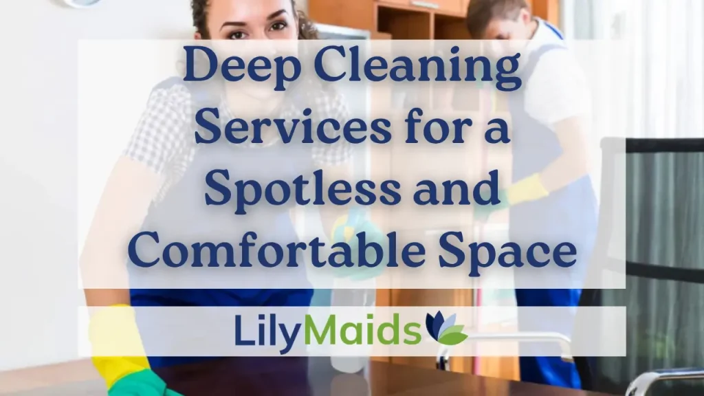 Deep Cleaning Services for a Spotless and Comfortable Space